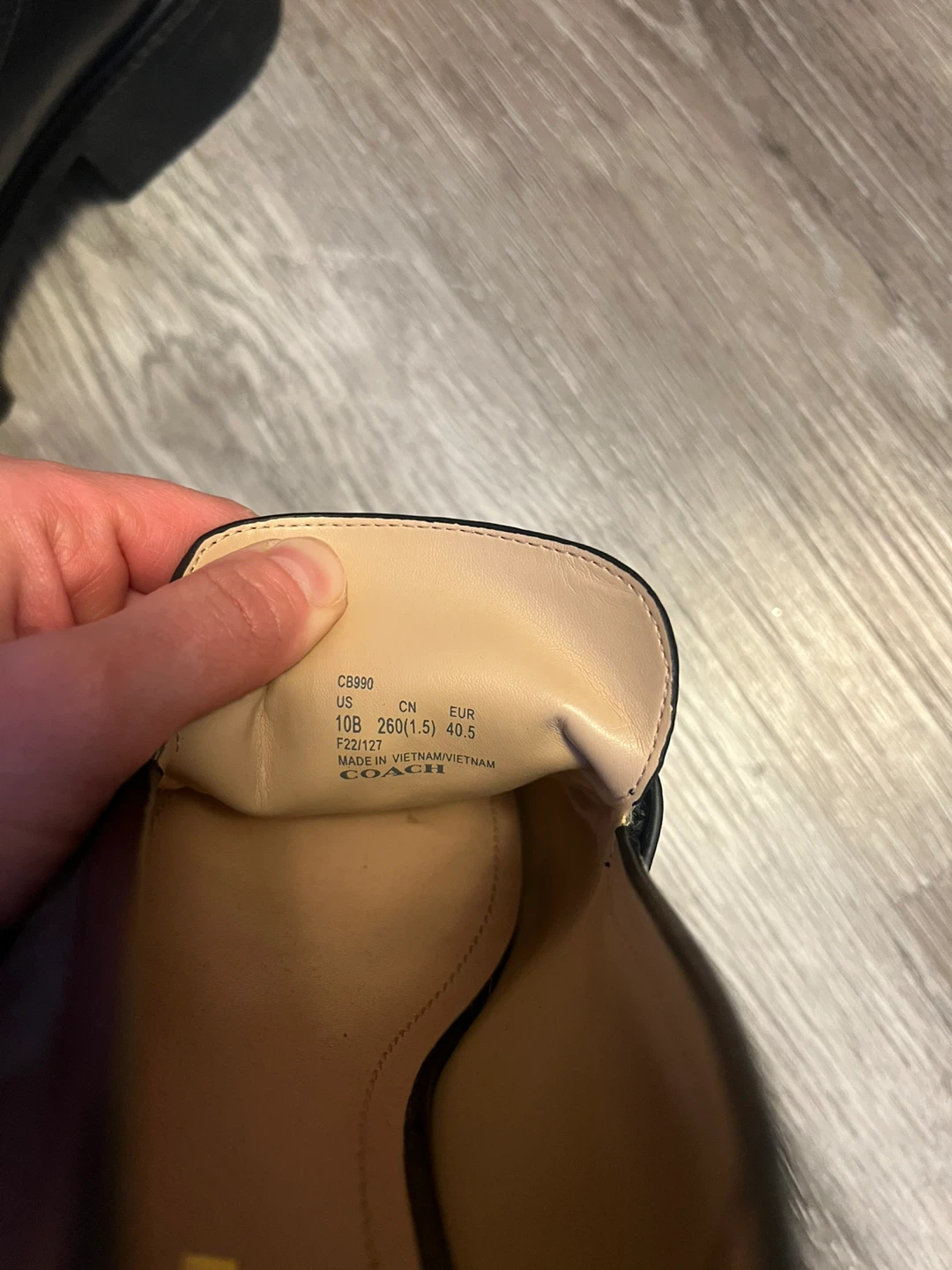 Coach Leah chunky sole leather loafers - photo 5