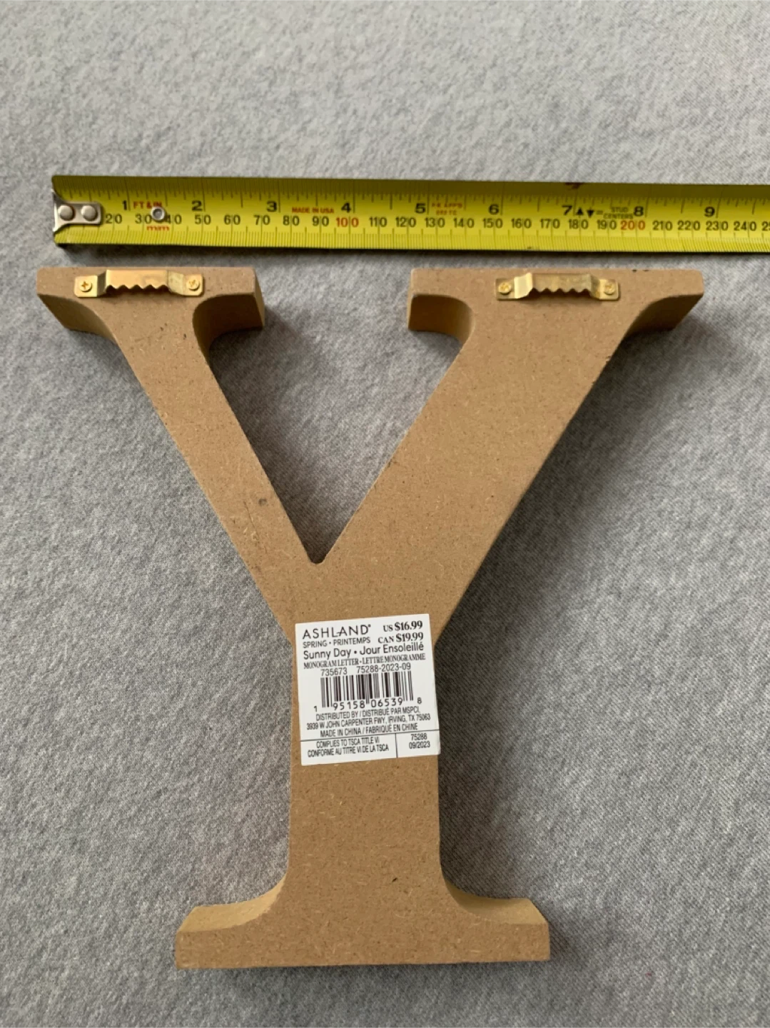 "Y" Wooden Letter Decor - photo 2