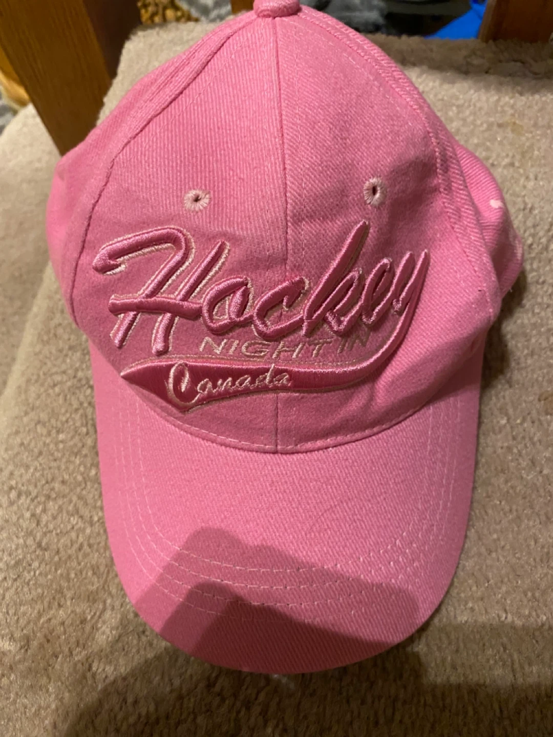 Hockey Night in Canada Pink Baseball Cap