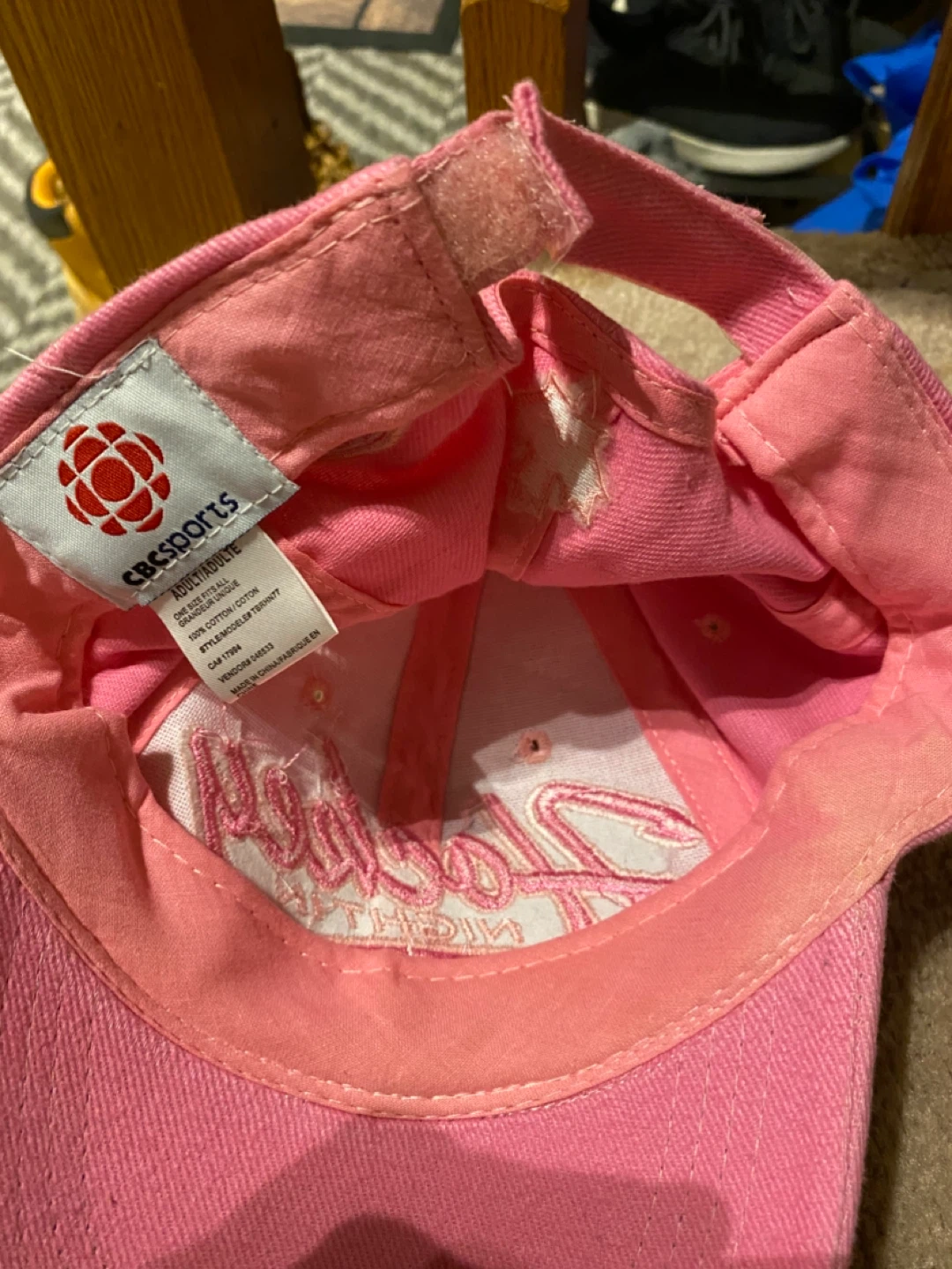 Hockey Night in Canada Pink Baseball Cap - photo 2