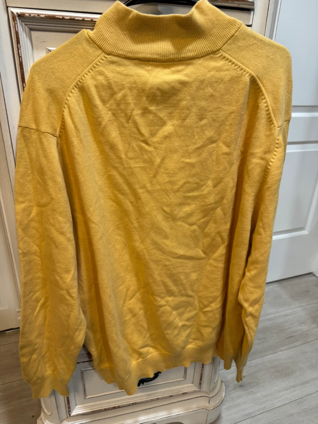 IZOD Yellow Argyle Quarter-Zip Pullover Sweater - photo 3