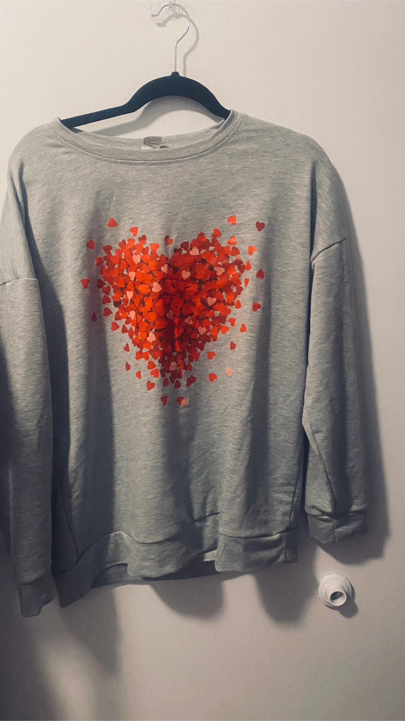 Size large novelty sweatshirt