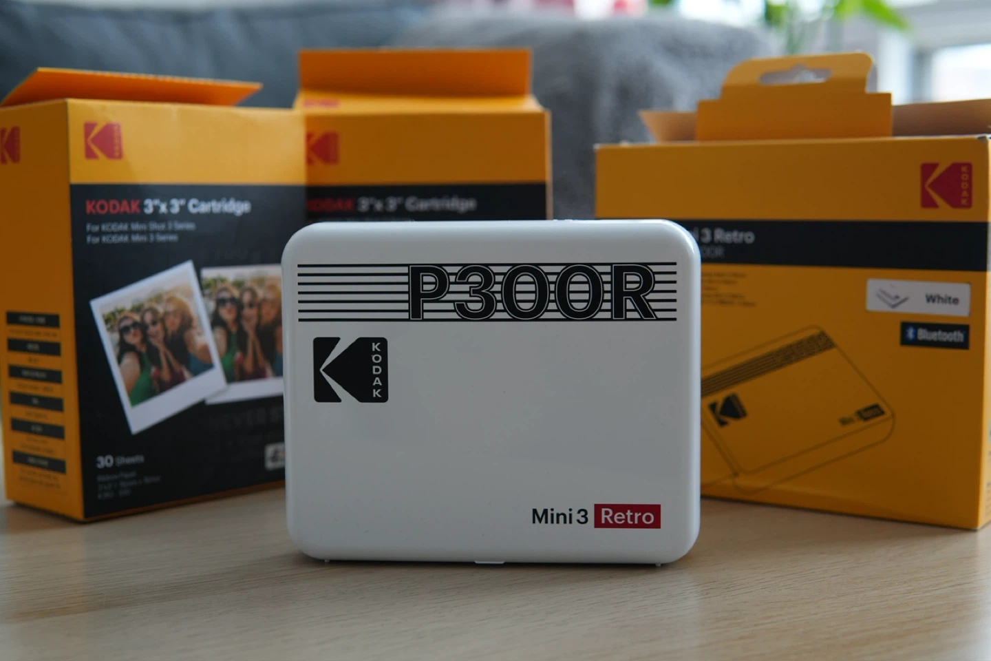 Kodak Mini 3 Retro Portable Photo Printer (White) – Like New