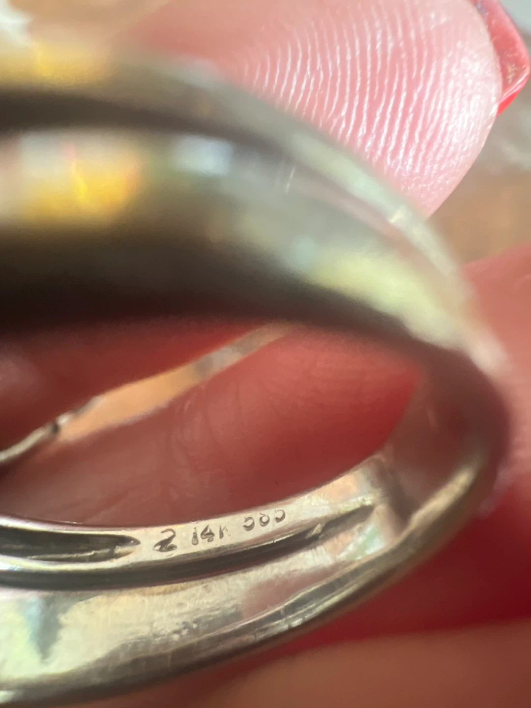 14K White Gold Diamond Wedding Ring Set - photo 5