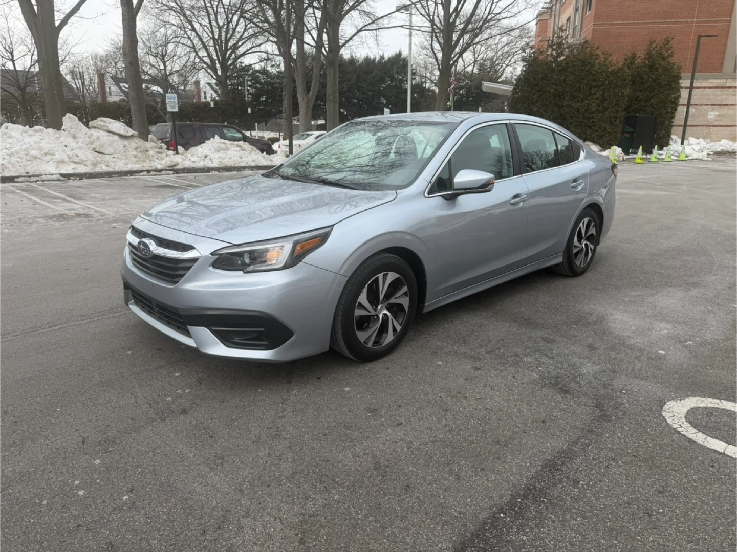 Silver Subaru Legacy Sedan