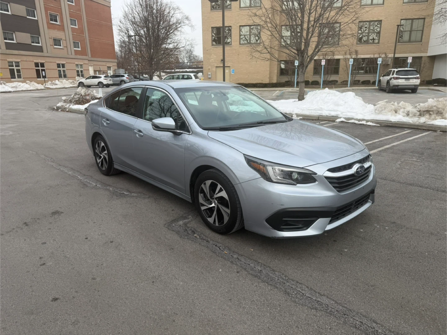 Silver Subaru Legacy Sedan - photo 2