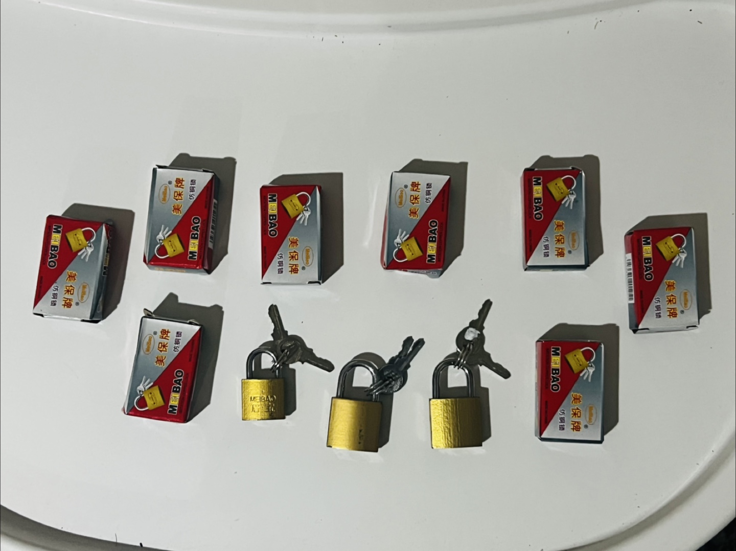 MEI BAO Padlock with Keys - 5 Pack - photo 2