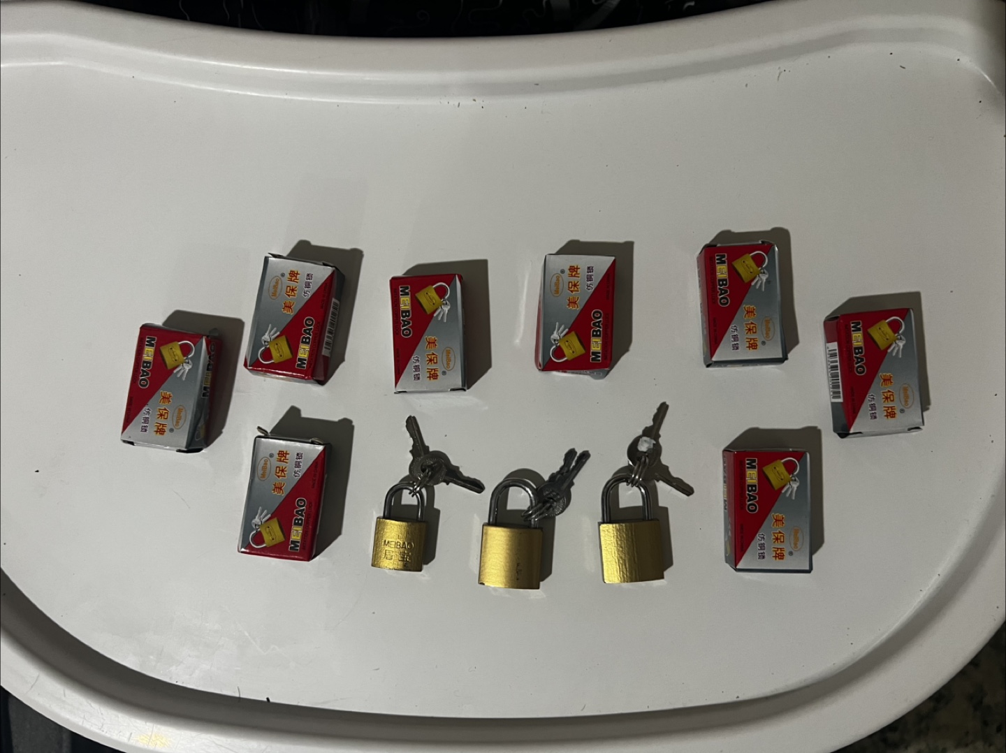 MEI BAO Padlock with Keys - 5 Pack - photo 5