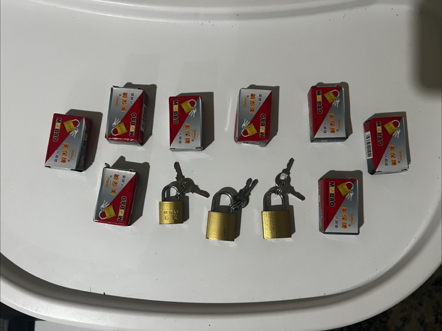 MEI BAO Padlock with Keys - 5 Pack - photo 4