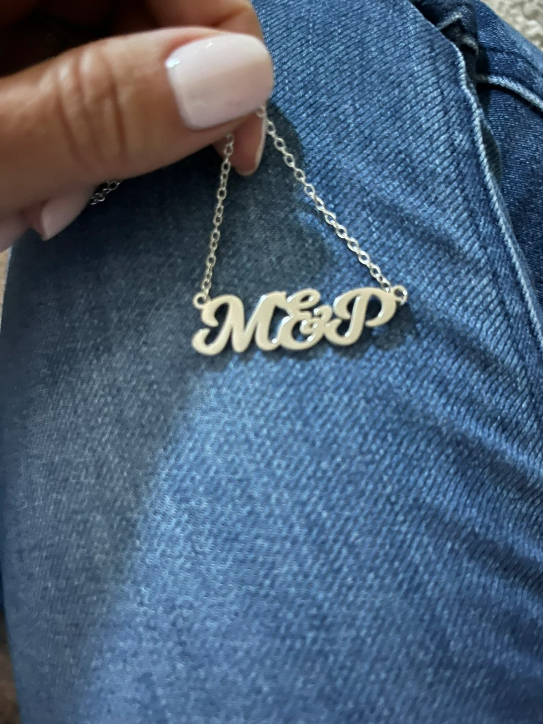 M&P Nameplate Necklace