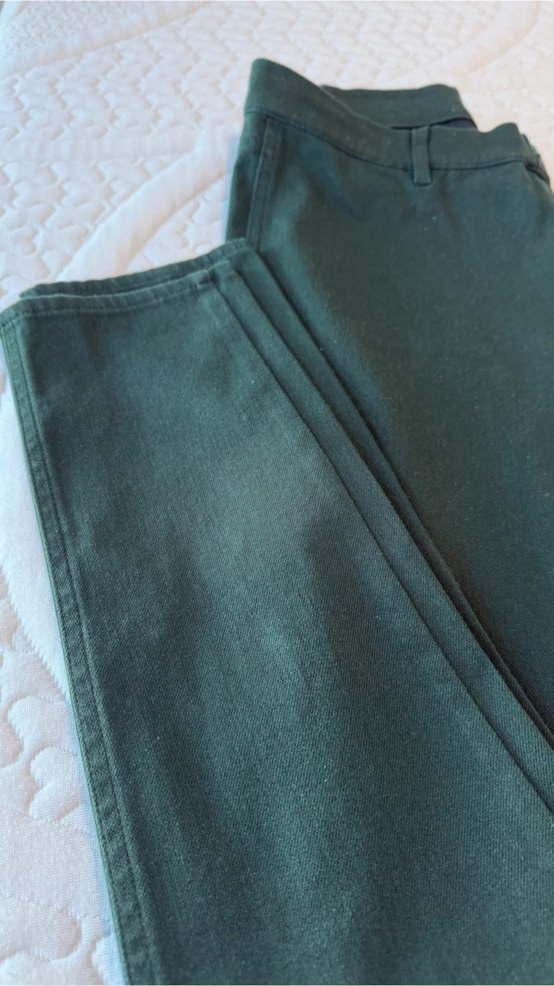 UNIQLO Green Cotton Blend Pants - Size M - photo 2