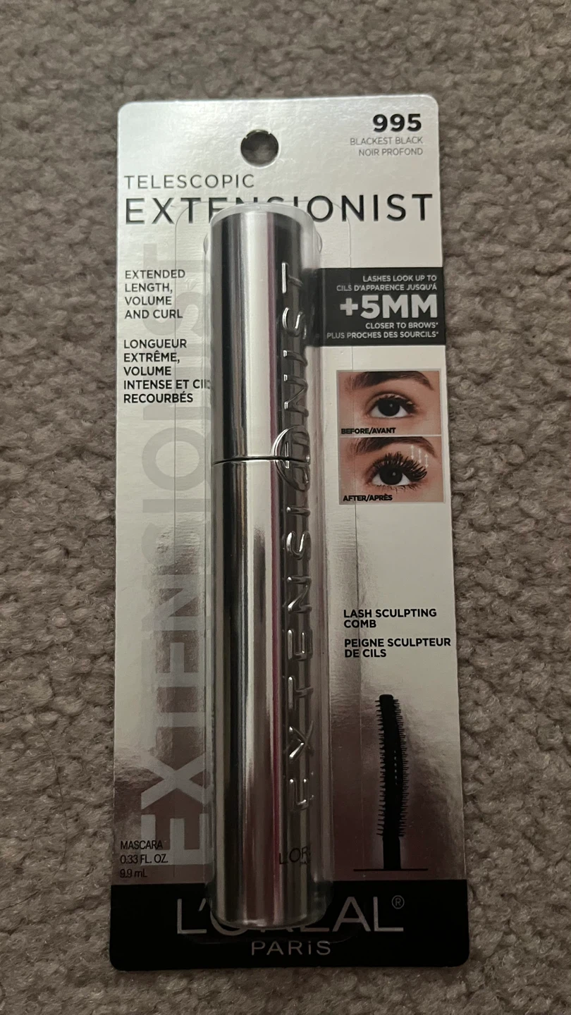 L'Oréal Paris Telescopic Extensionist Mascara - Blackest Black