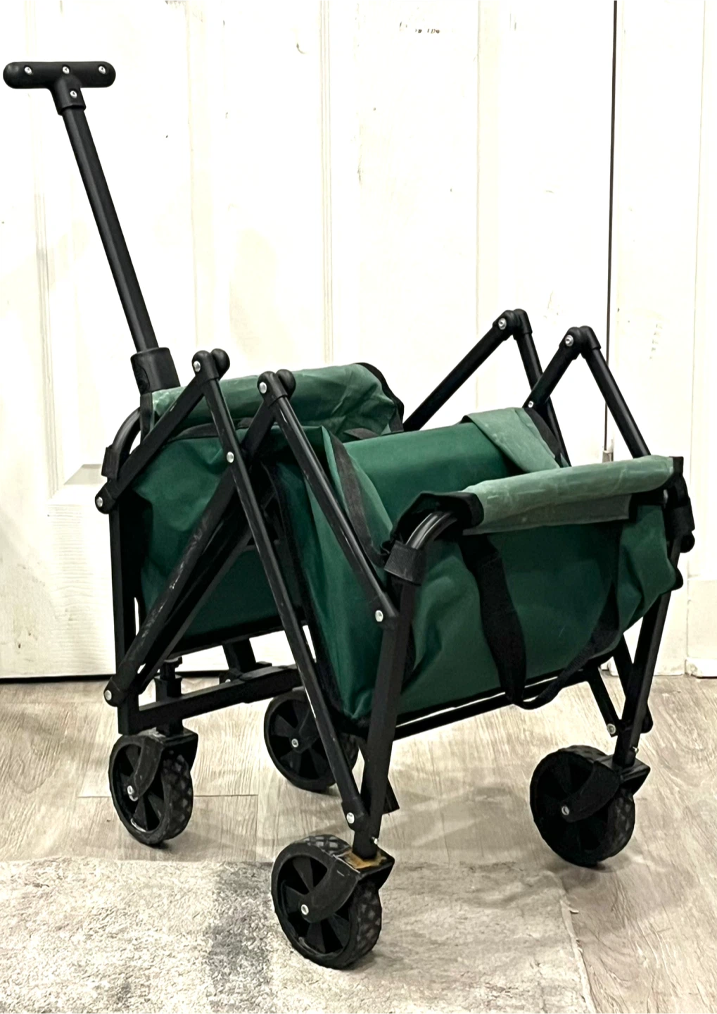 Small Green Folding Wagon Cart - Reduced - photo 2