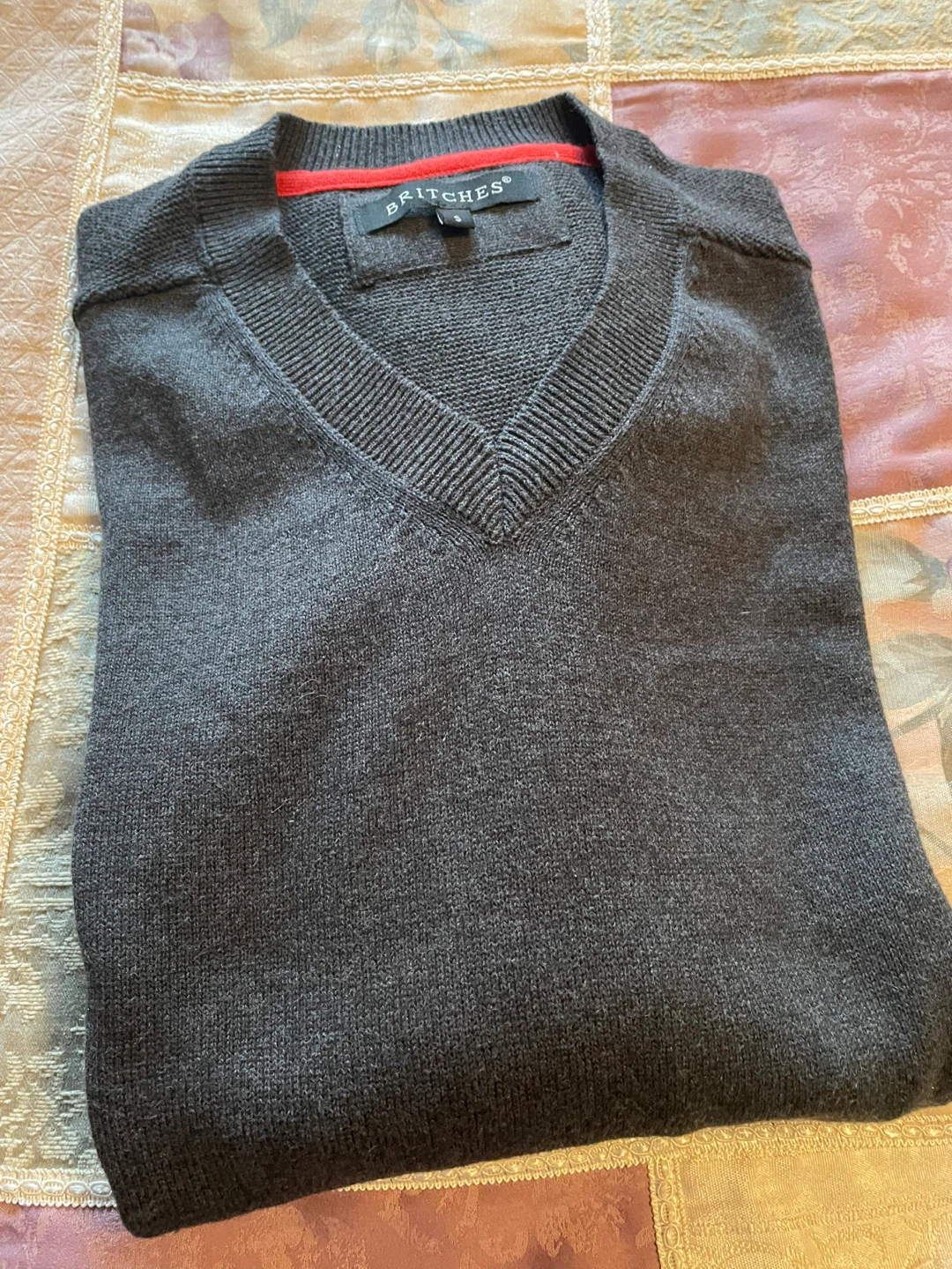 RITCHIE Men's 1/4 Zip Sweater size small - photo 5