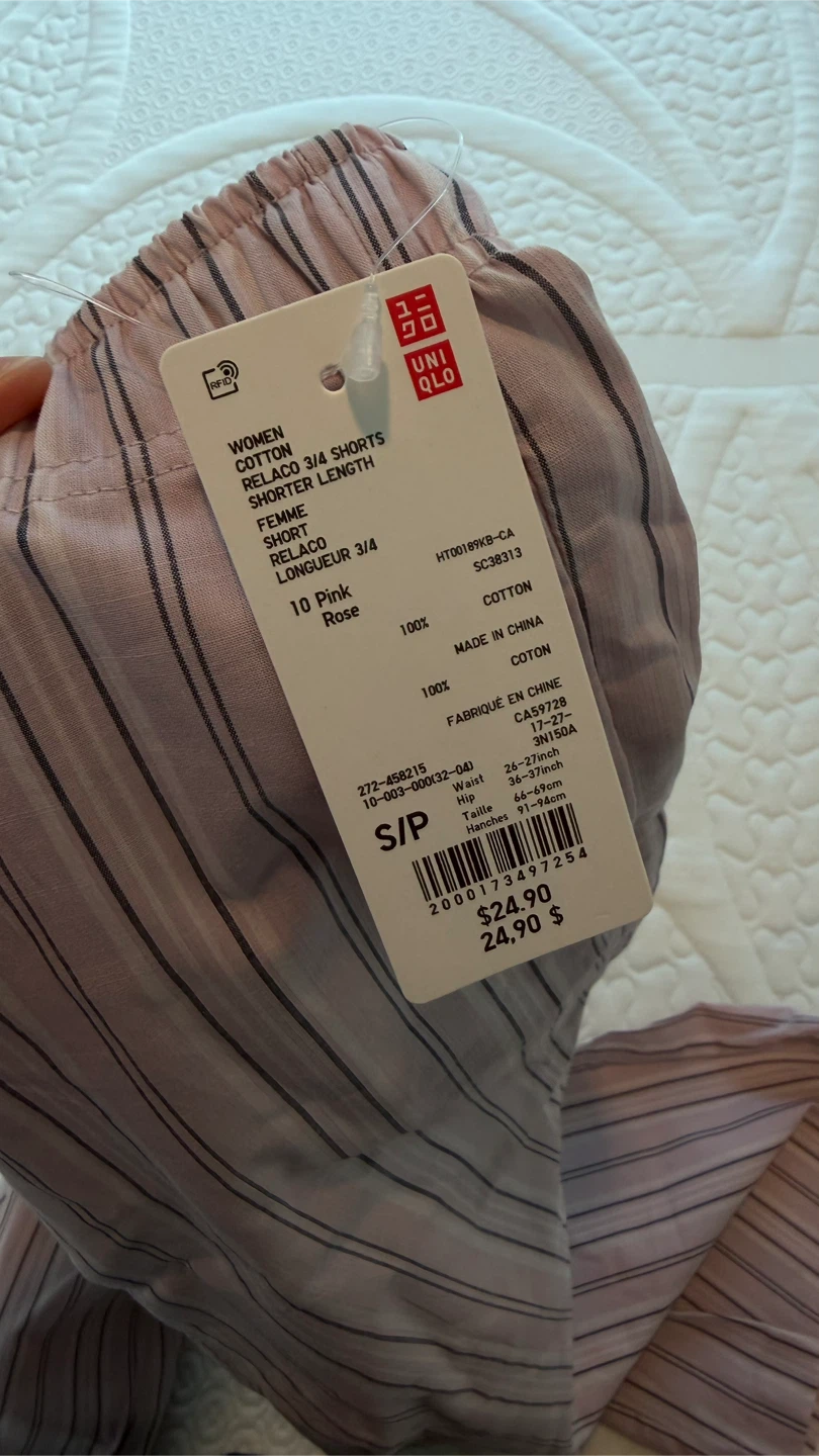 UNIQLO Women's Cotton Relaxed 3/4 Shorts - photo 2