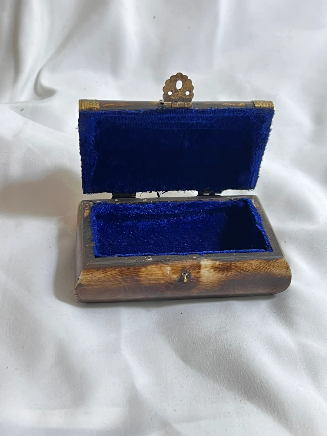 Ornate Trinket Box with Gems and Brass Accents - photo 2