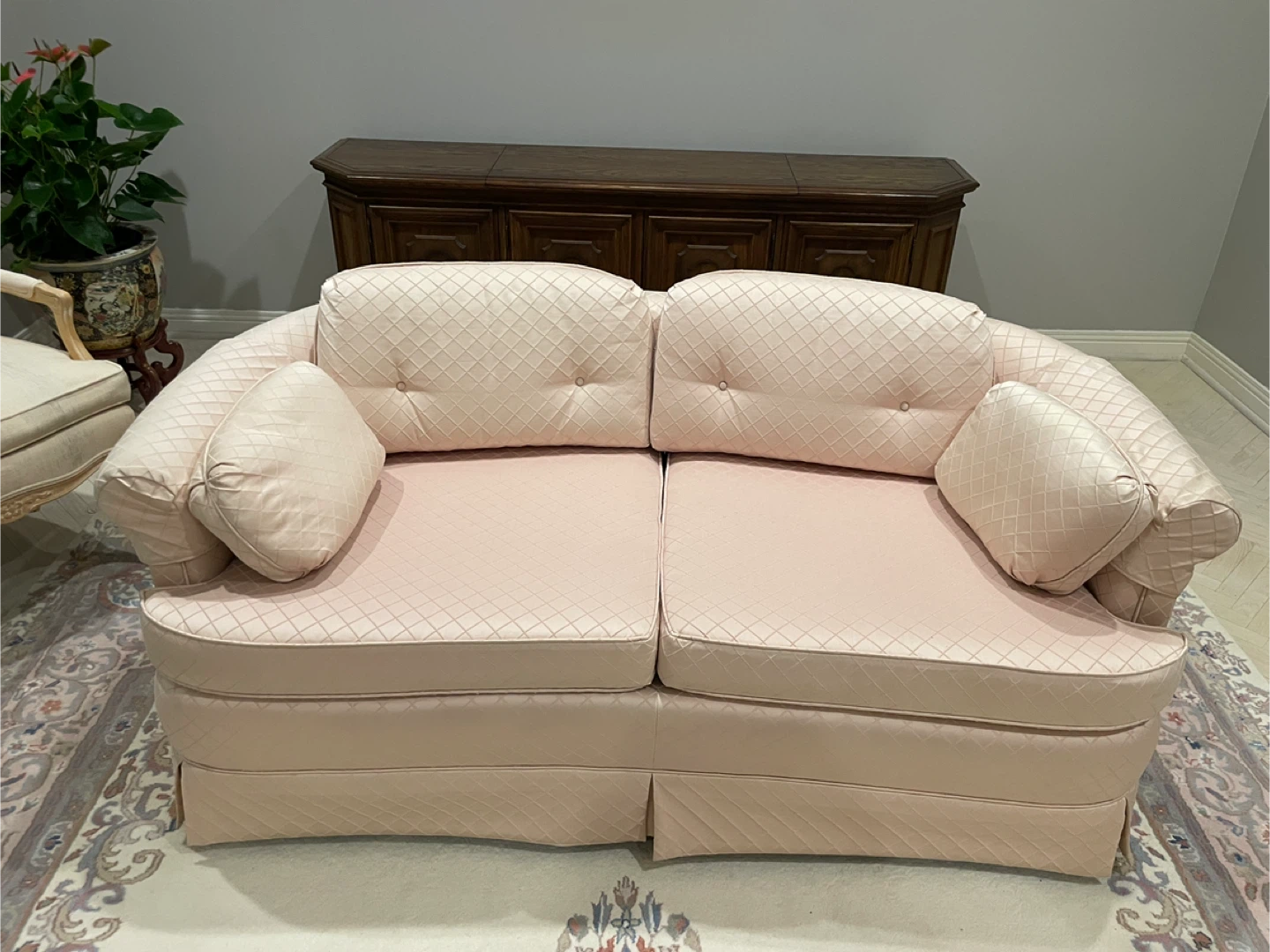 Two Matching Loveseat Sofas - photo 2