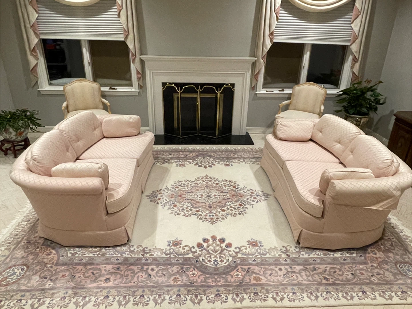 Two Matching Loveseat Sofas - photo 3