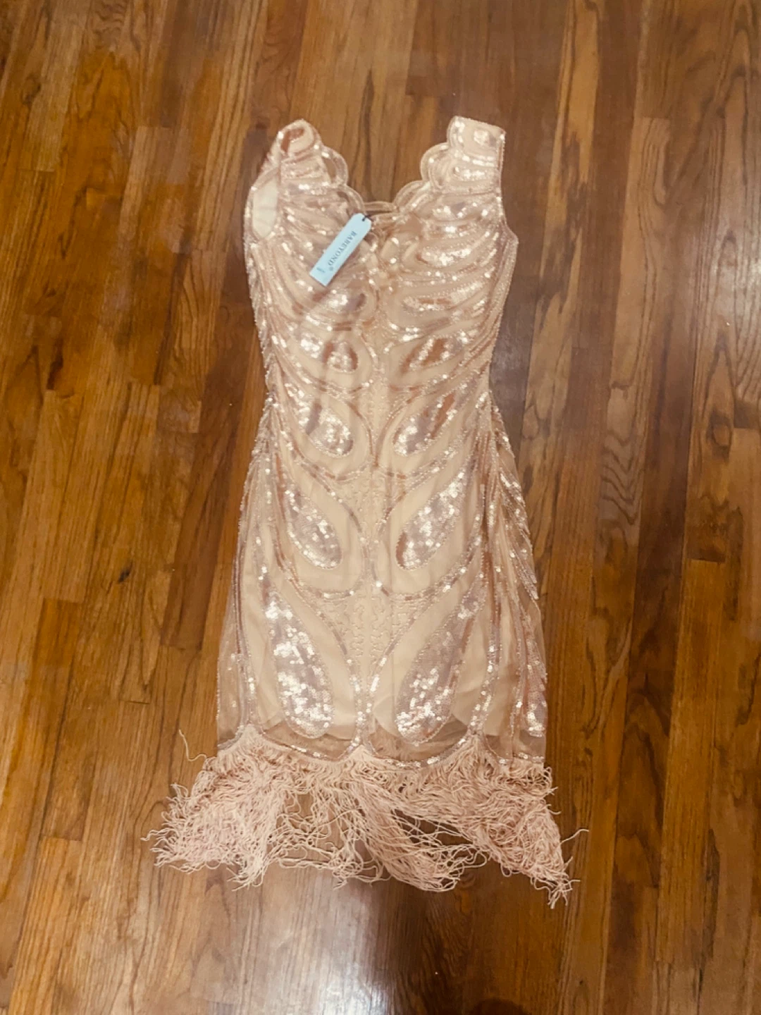 BARTONDA Sequin Flapper Dress