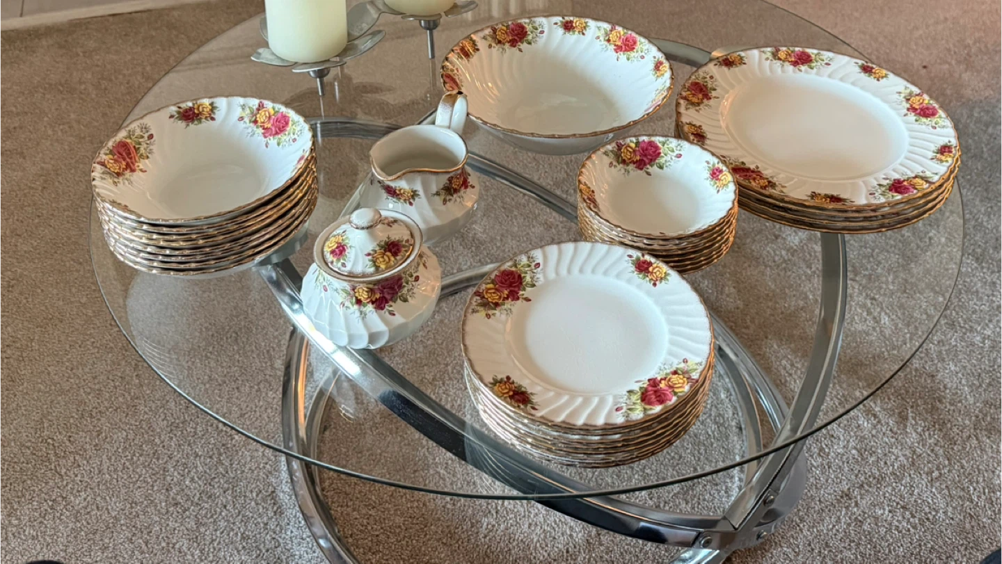 Ironstone Royal Albert Old Country Roses China - photo 2