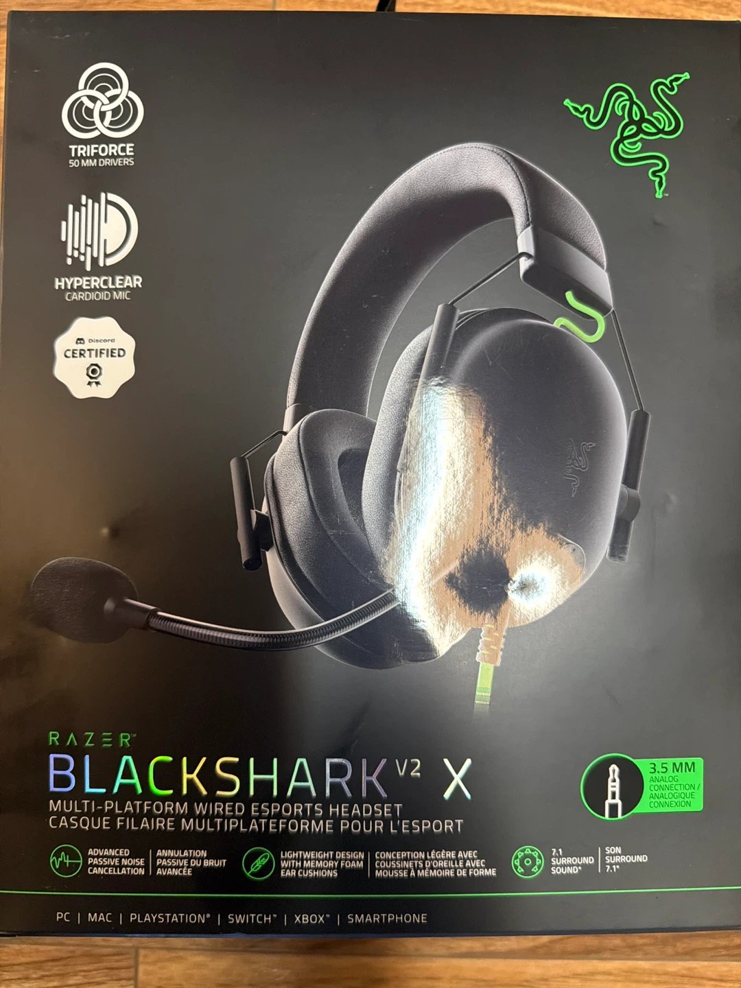 Razer BlackShark V2 X Wired Esports Headset