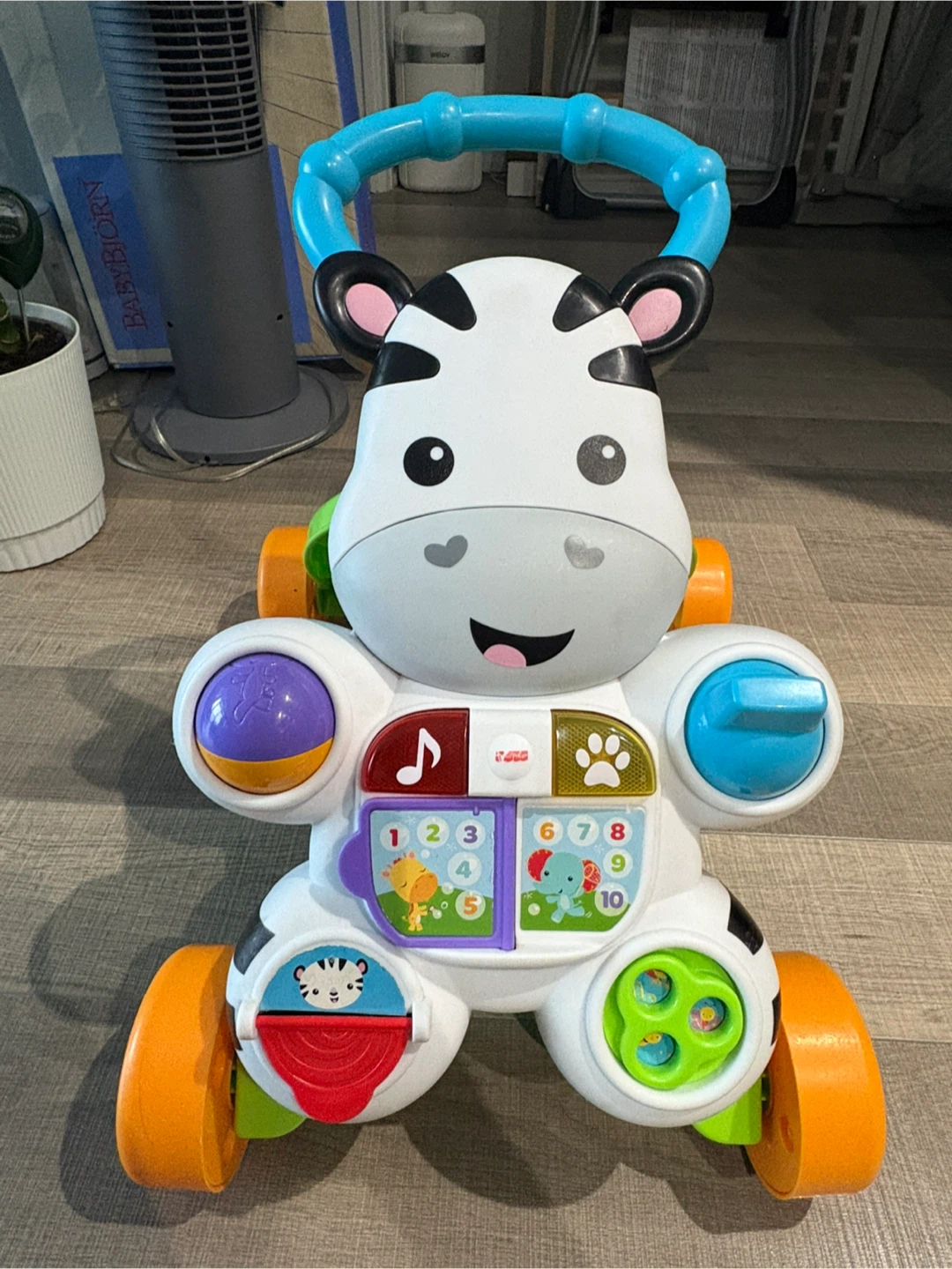 Fisher-Price Learn with Lights Baby Walker Zebra