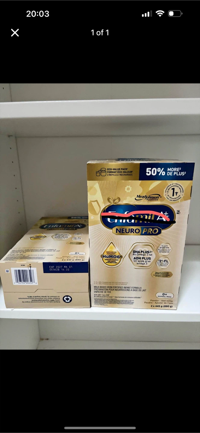 Enfamil neuro 58$ each