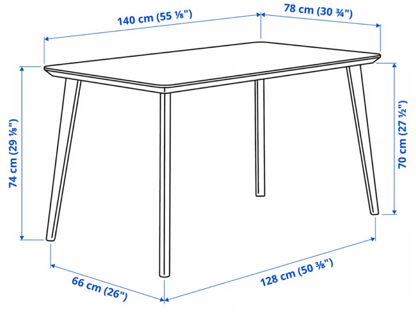 IKEA LISABO Dining Table - photo 2