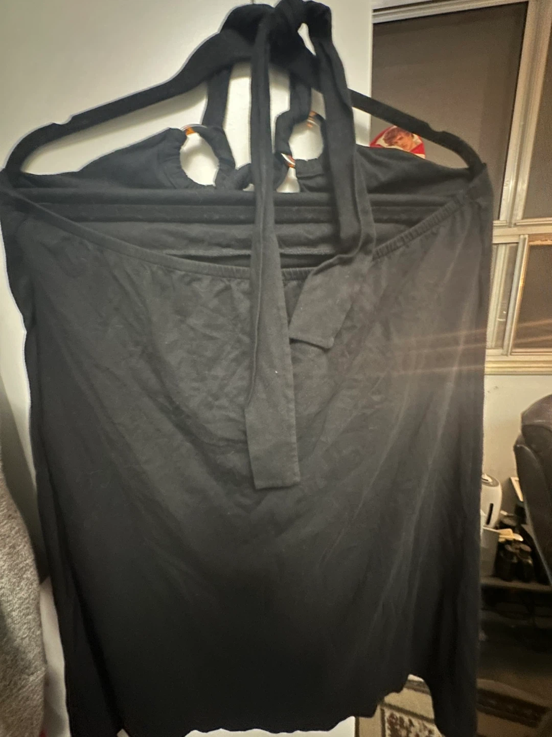 Old Navy Black Halter Neck Dress Size L - photo 2