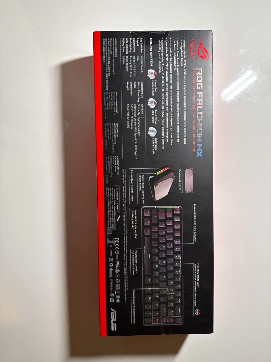 ASUS ROG Falchion NX 65% Wireless Mechanical Gaming Keyboard - photo 2