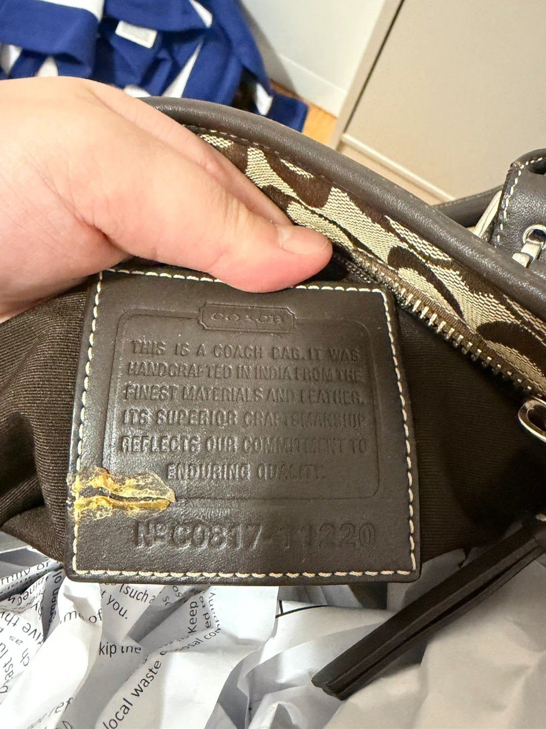Coach Monogram Canvas & Leather Handbag - photo 2