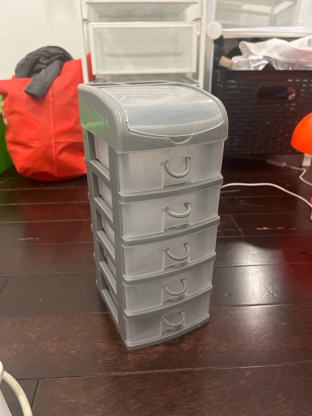 Grey 5-Drawer Organizer