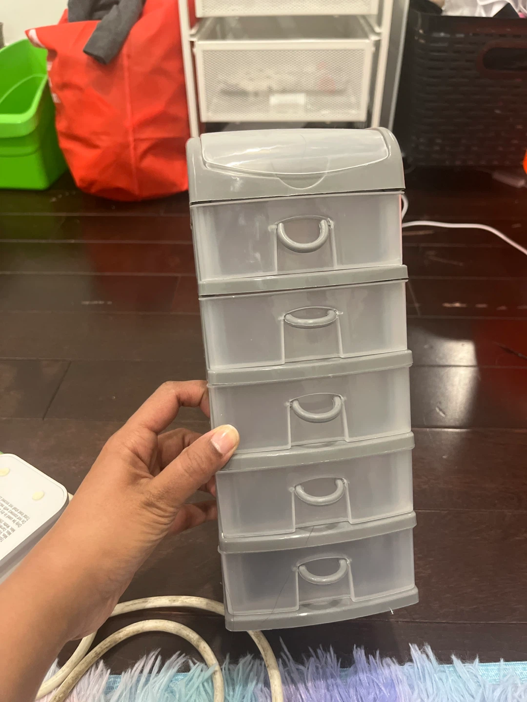 Grey 5-Drawer Organizer - photo 2
