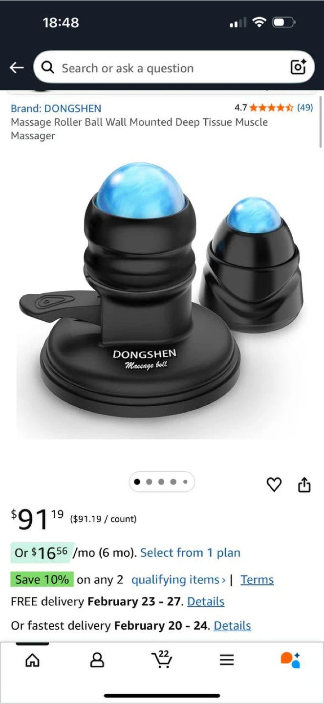 DONGSHEN Massage Roller Ball Wall Mounted – NEW