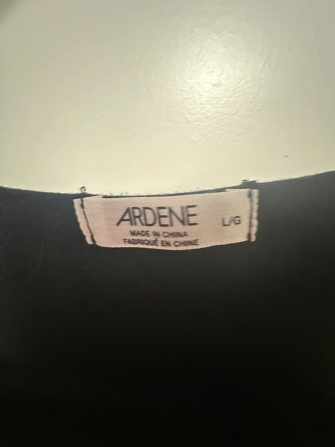 Ardene Black Long Sleeve Bodysuit - Size L - photo 3