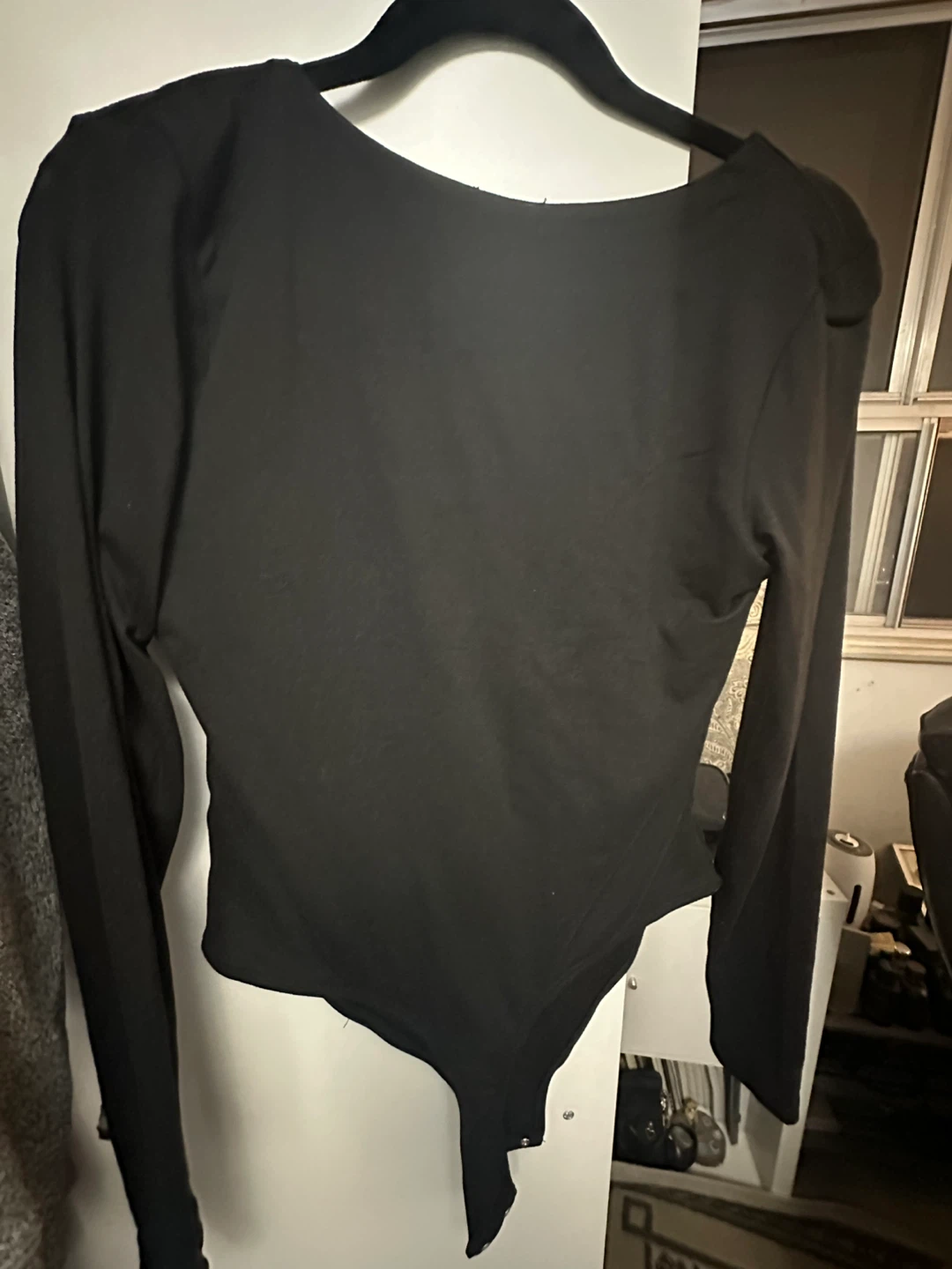 Ardene Black Long Sleeve Bodysuit - Size L - photo 2
