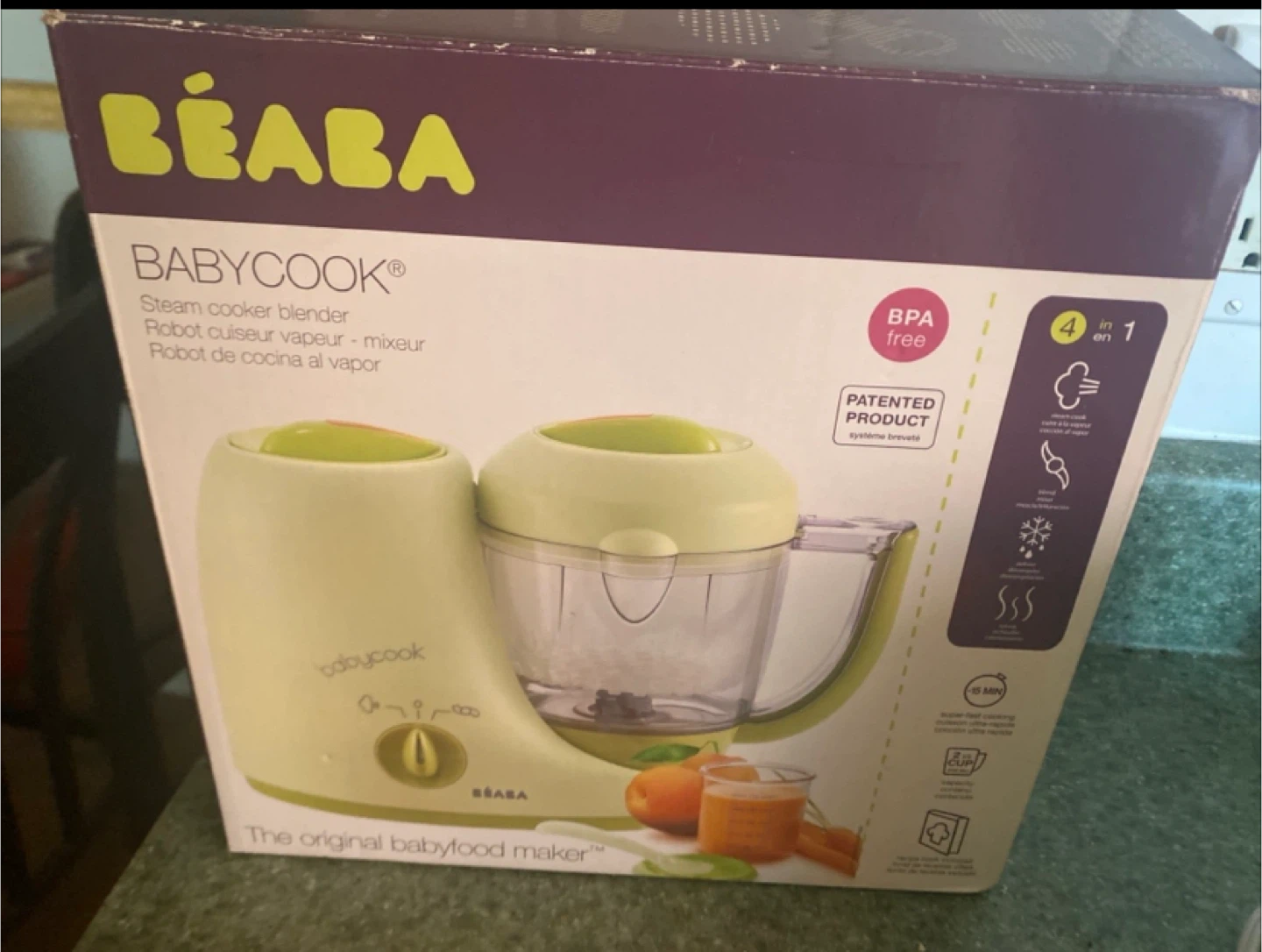 New- BEABA Babycook Steam Cooker & Blender