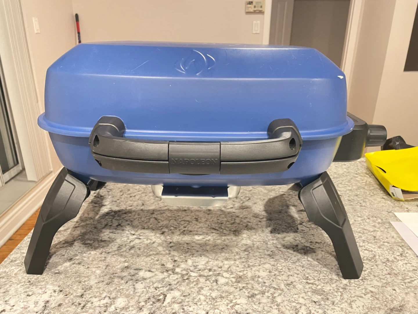 Napoleon Travel Q Portable Propane Grill - Blue