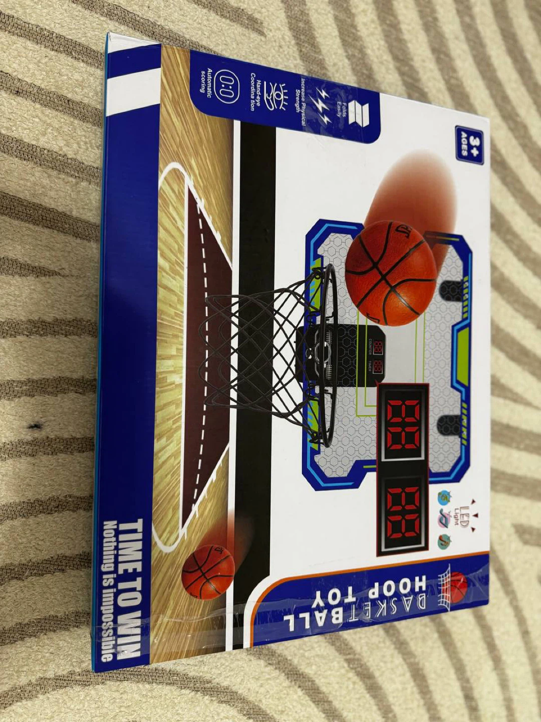 Electronic Mini Basketball Hoop with LED Scoreboard - photo 2