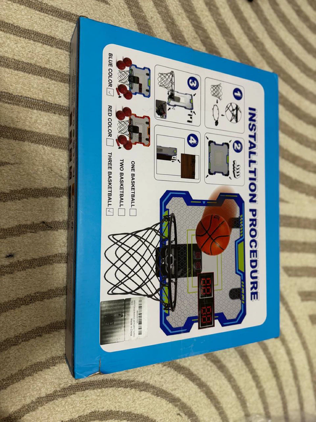 Electronic Mini Basketball Hoop with LED Scoreboard - photo 3