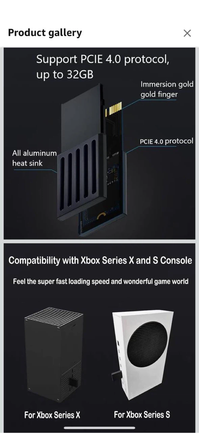 Tianken 1TB Storage Expansion Card for Xbox - photo 2