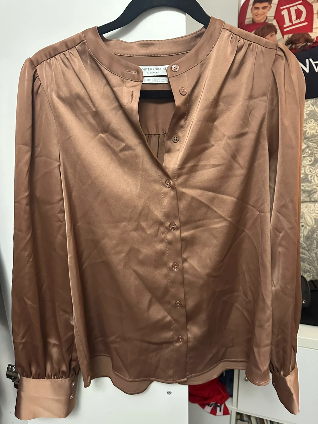 Contemporaine Satin Blouse - XS
