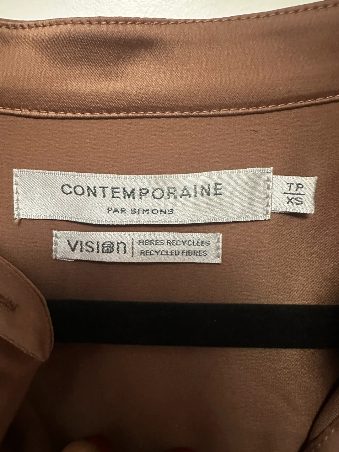 Contemporaine Satin Blouse - XS - photo 3