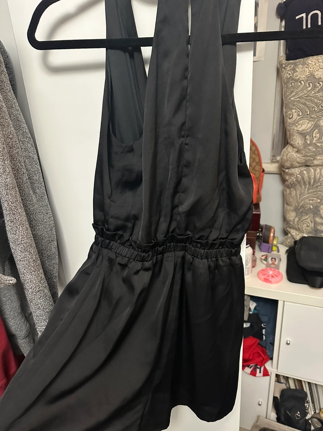 Black Halterneck Romper - photo 2
