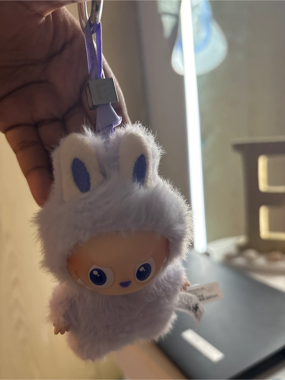 Purple labubu entail e