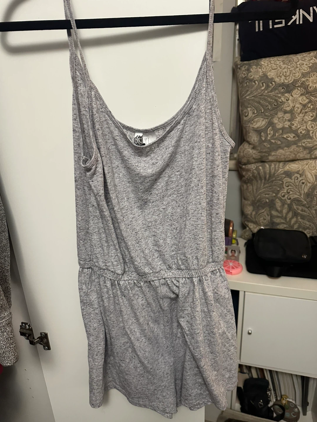 Divided H&M Basic Grey Romper Size S