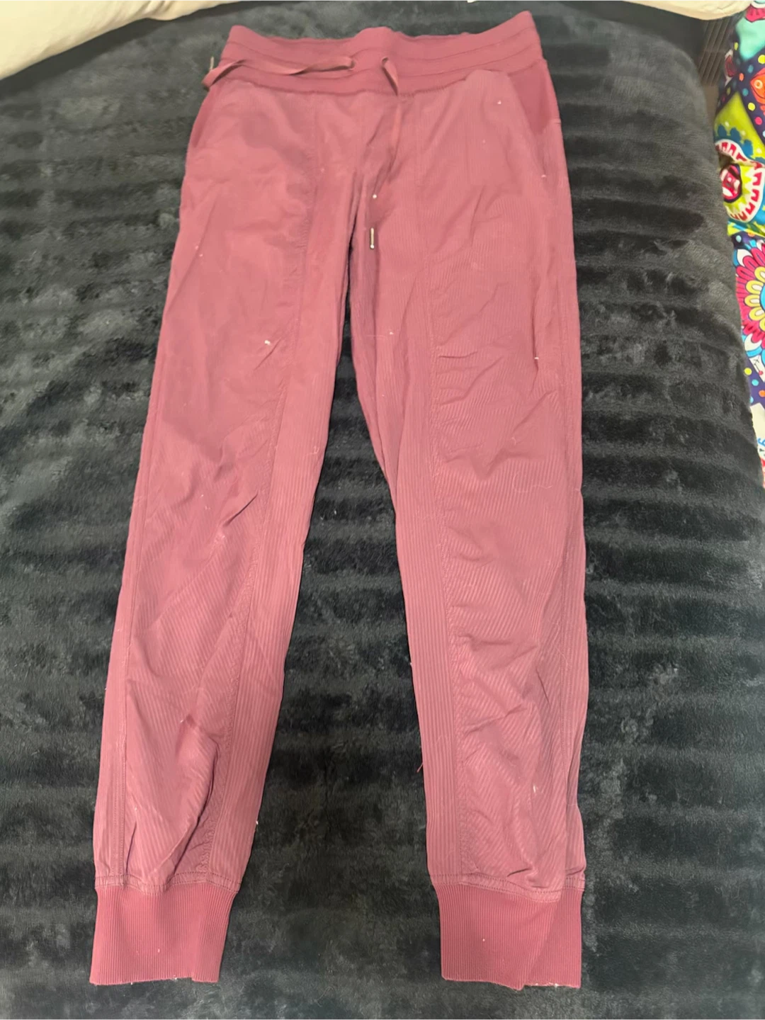 Lululemon Align Ribbed Jogger Pants Burgundy Size 4 - photo 2