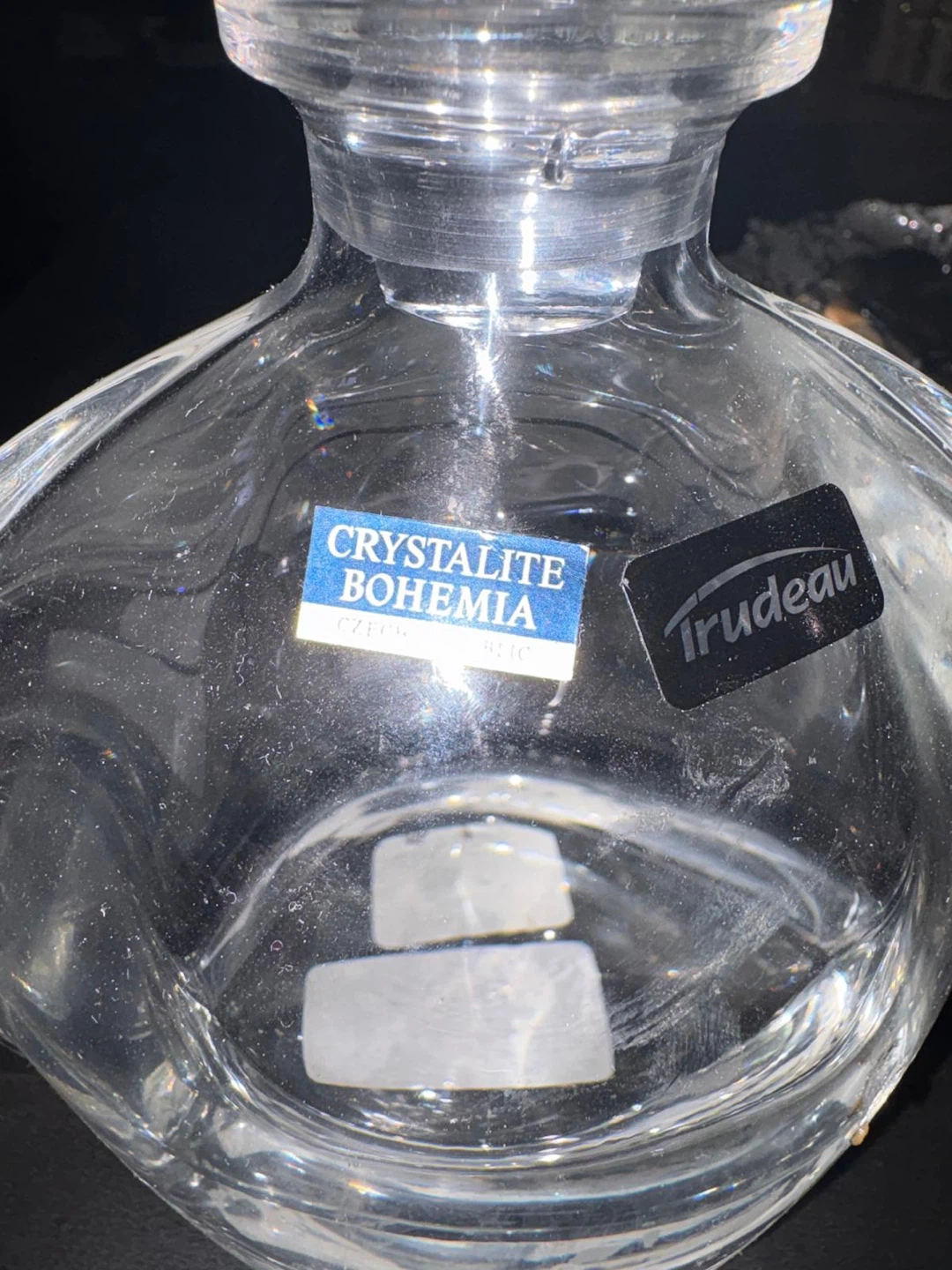 Trudeau Crystalite Bohemia Decanter