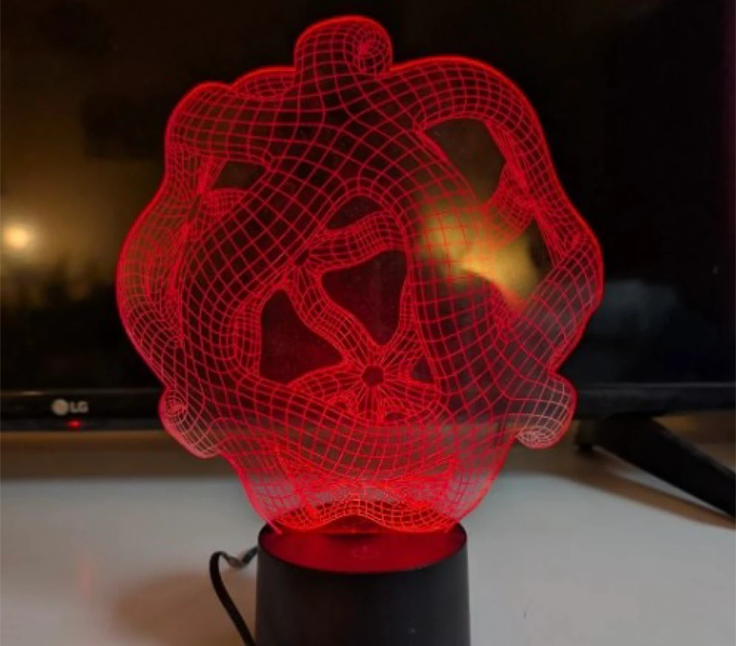 3D Wireframe LED Lamp - photo 5