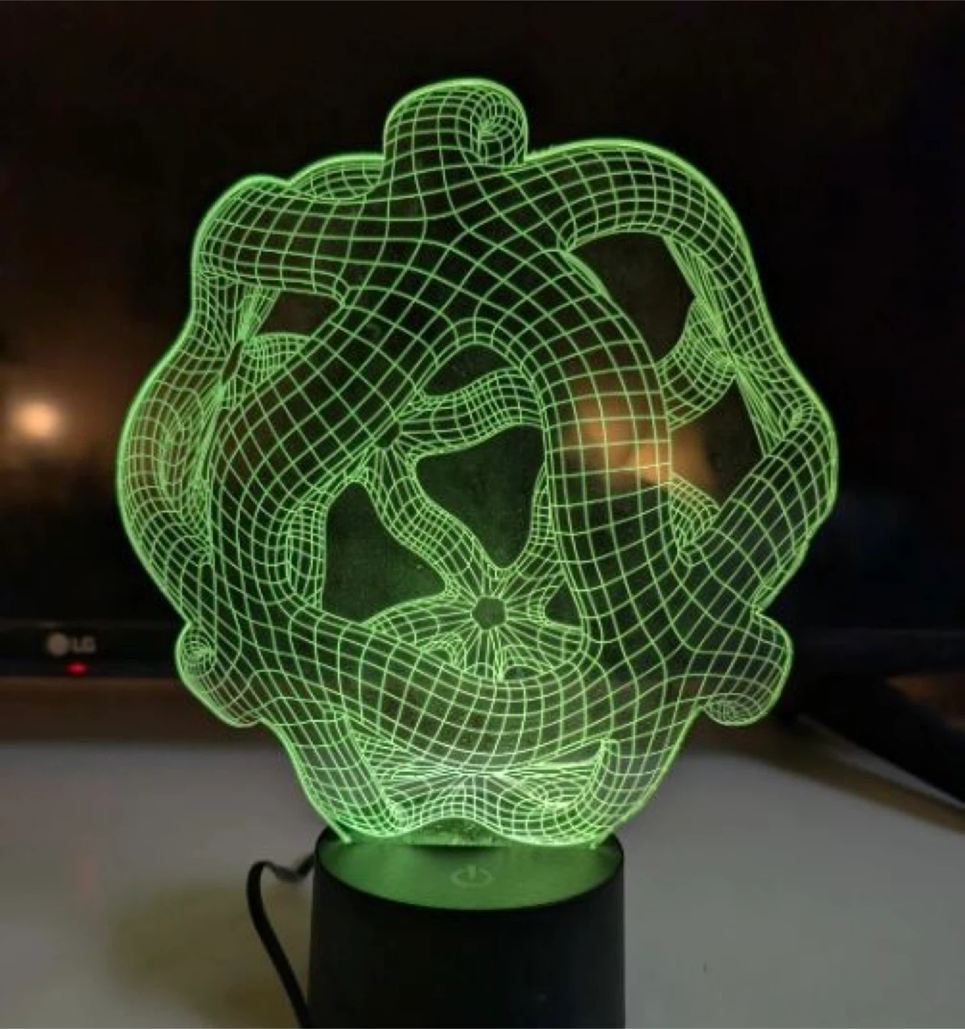 3D Wireframe LED Lamp - photo 4